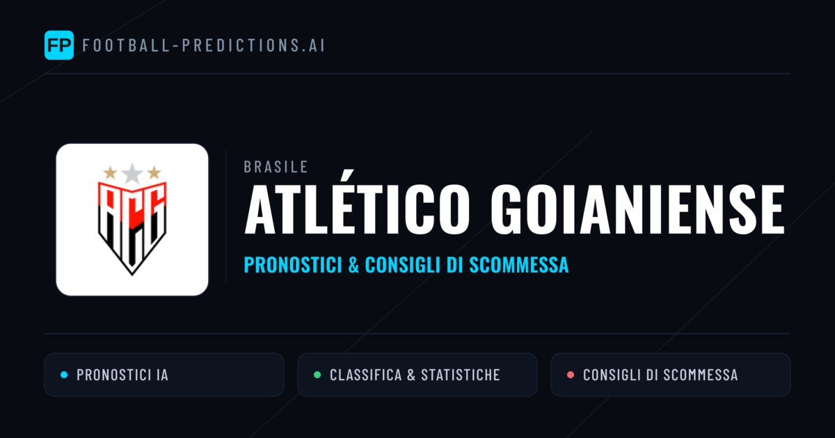 Pronostici e Statistiche Atlético Goianiense