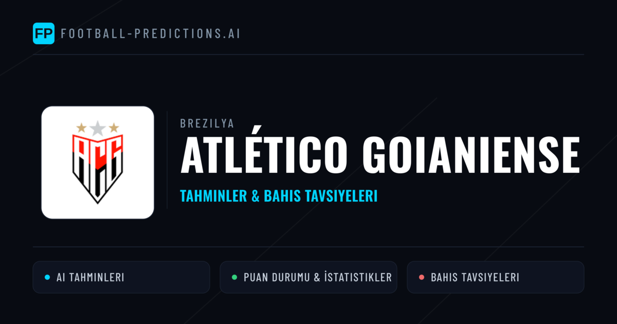 Atlético Goianiense Tahminleri & İstatistikler