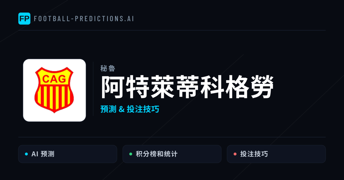 阿特萊蒂科格勞 運彩分析|足球預測與數據