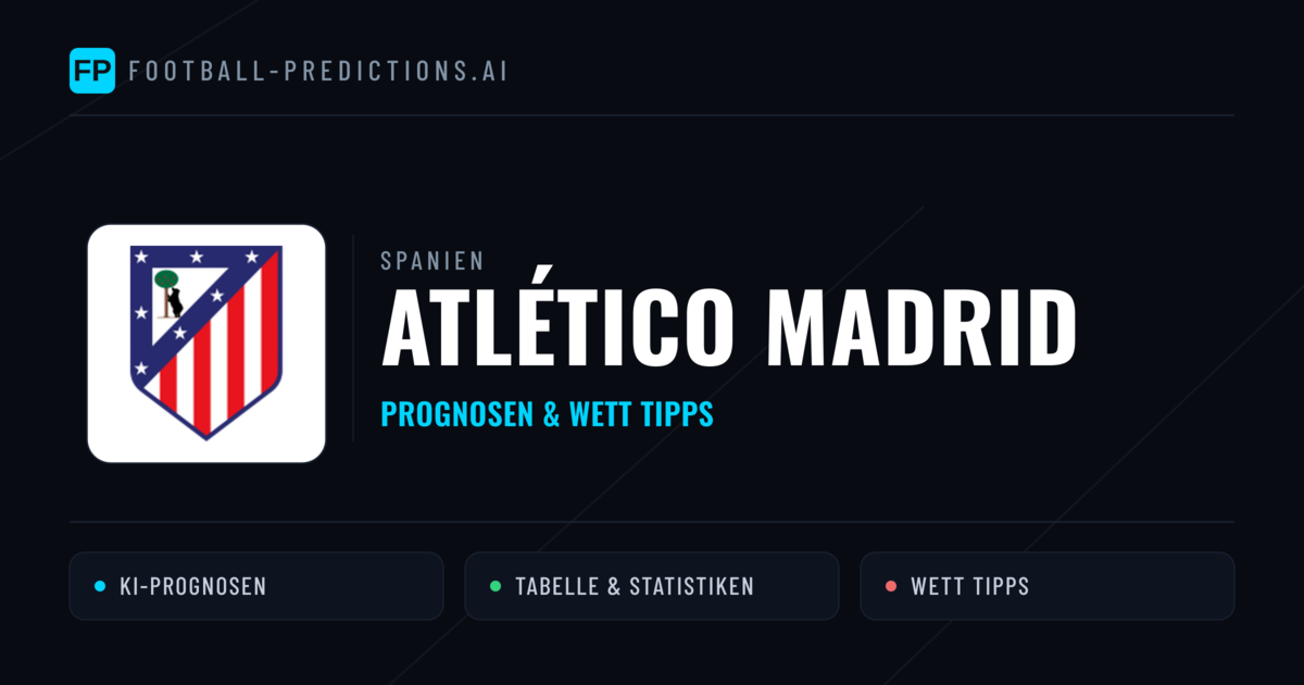 Atlético Madrid Prognosen & Statistiken