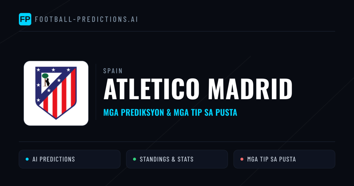 Atletico Madrid Predictions & Stats