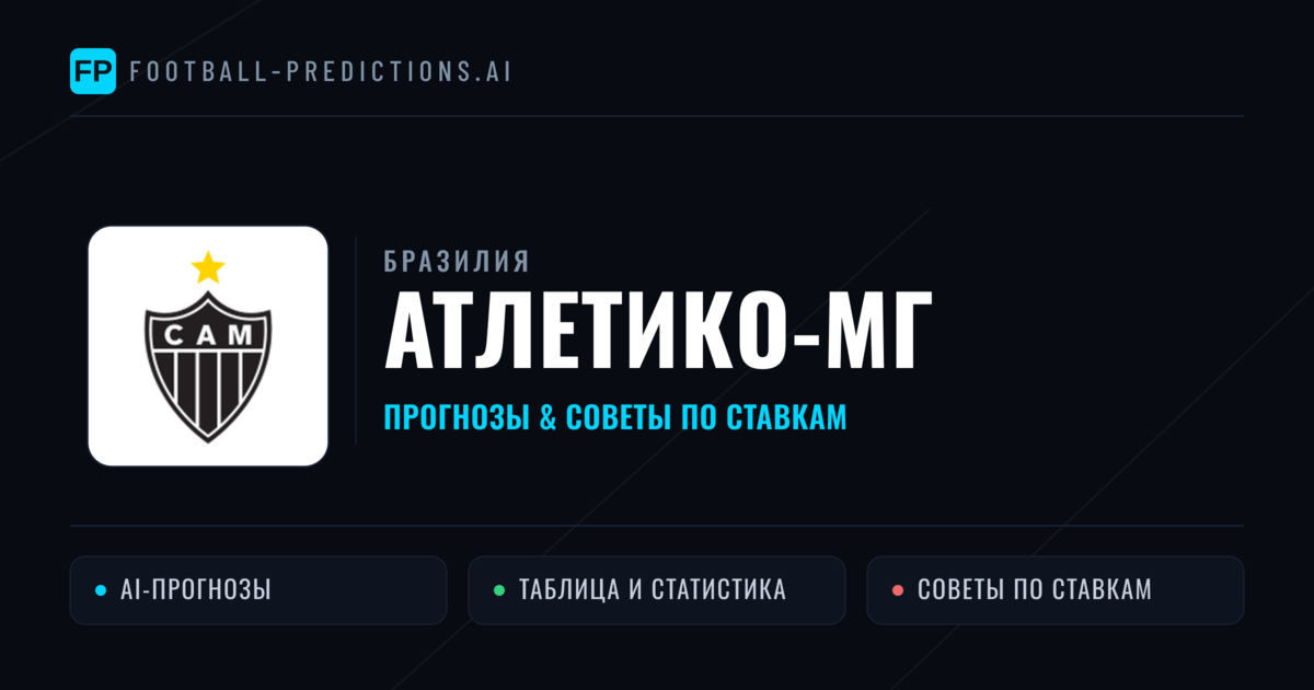Атлетико-МГ прогнозы и статистика