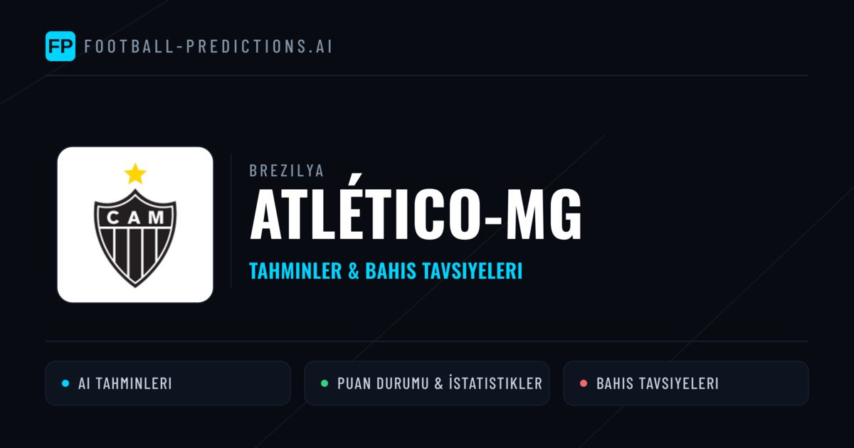 Atlético-MG Tahminleri & İstatistikler
