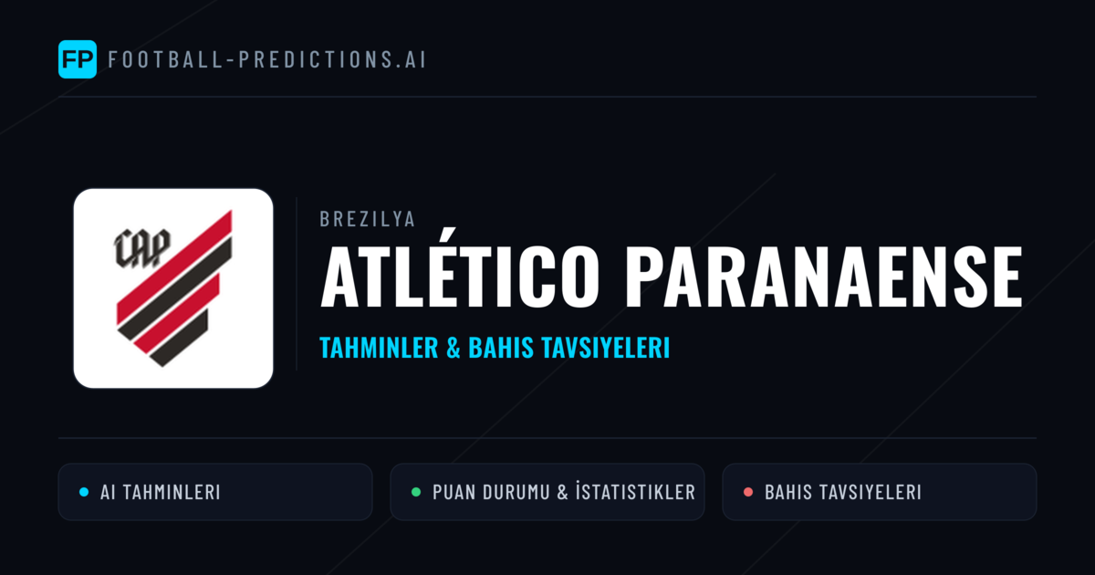 Atlético Paranaense Tahminleri & İstatistikler