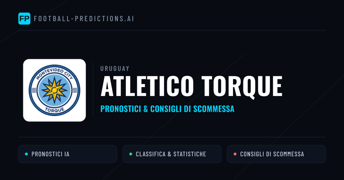 Pronostici e Statistiche Atletico Torque