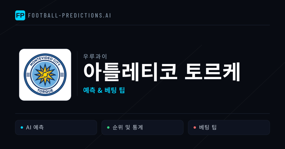 아틀레티코 토르케 축구 예측 & 통계