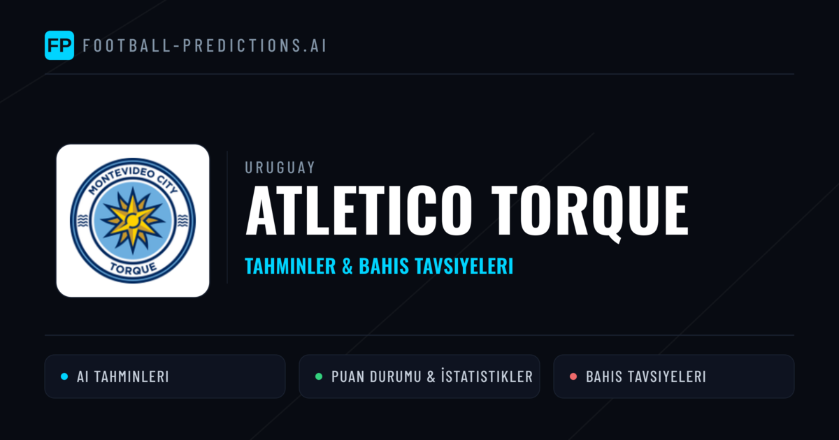 Atletico Torque Tahminleri & İstatistikler