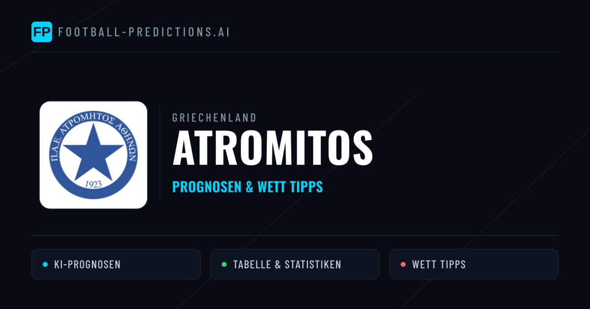 Atromitos Prognosen & Statistiken