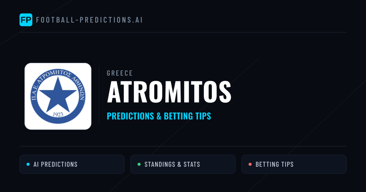 Atromitos Predictions & Stats