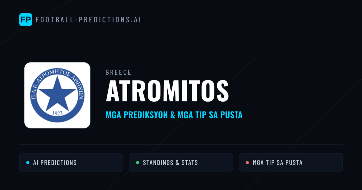 Atromitos Predictions & Stats