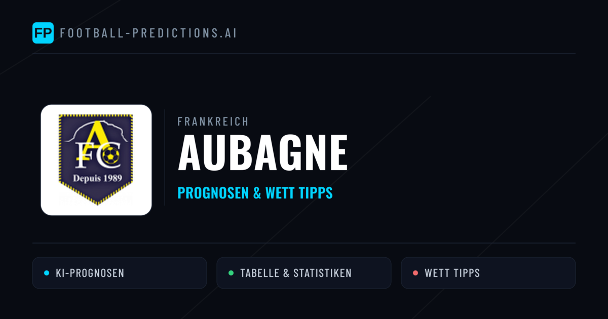 Aubagne Prognosen & Statistiken
