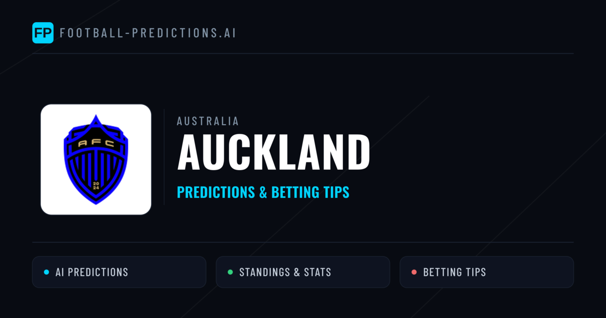 Auckland Predictions & Stats