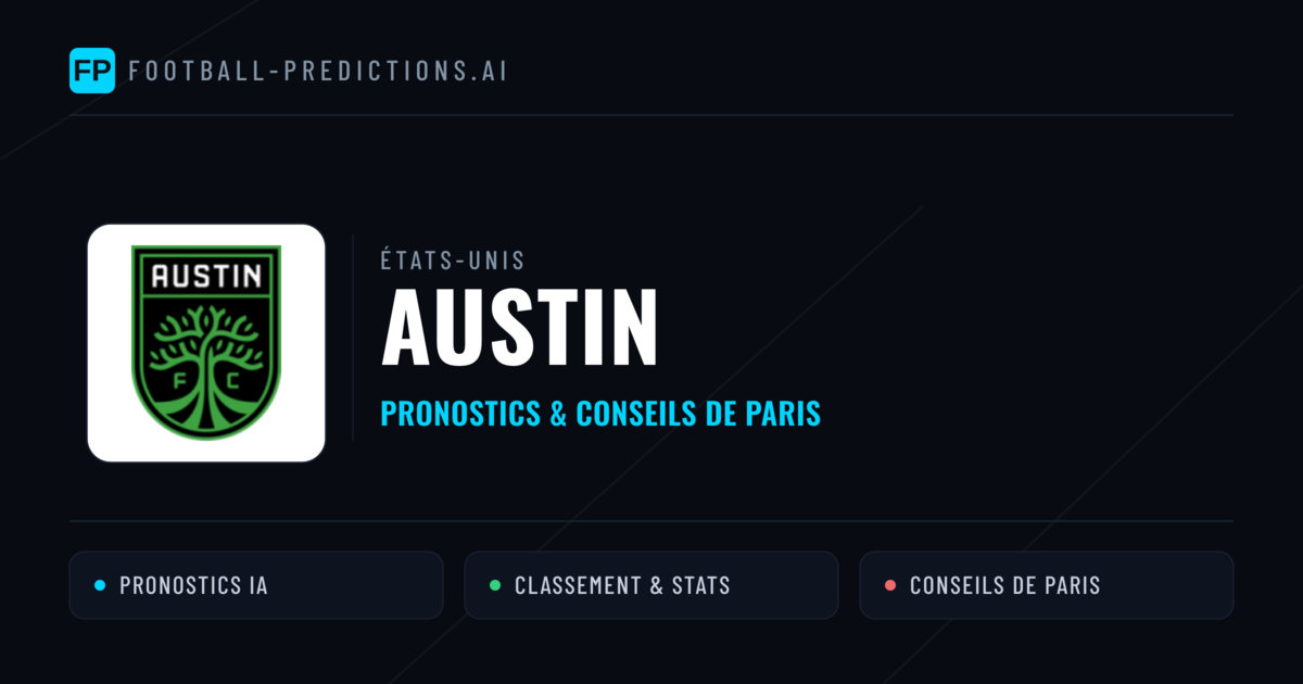 Austin Pronostics & Statistiques