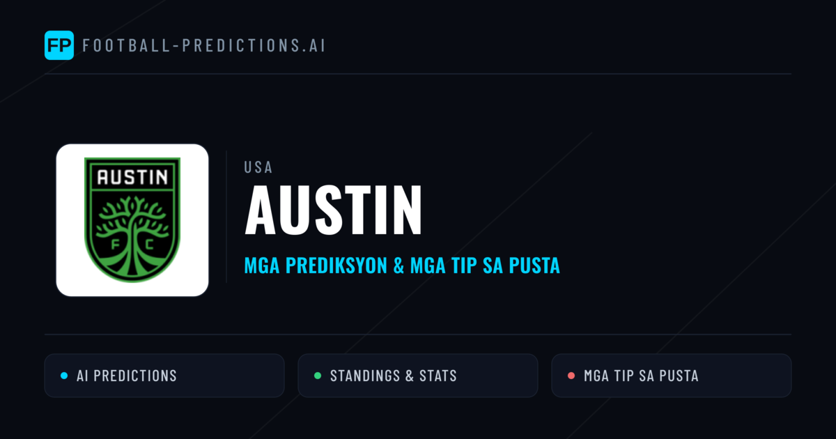 Austin Predictions & Stats
