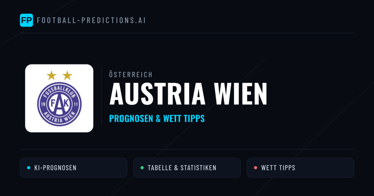 Austria Wien Prognosen & Statistiken