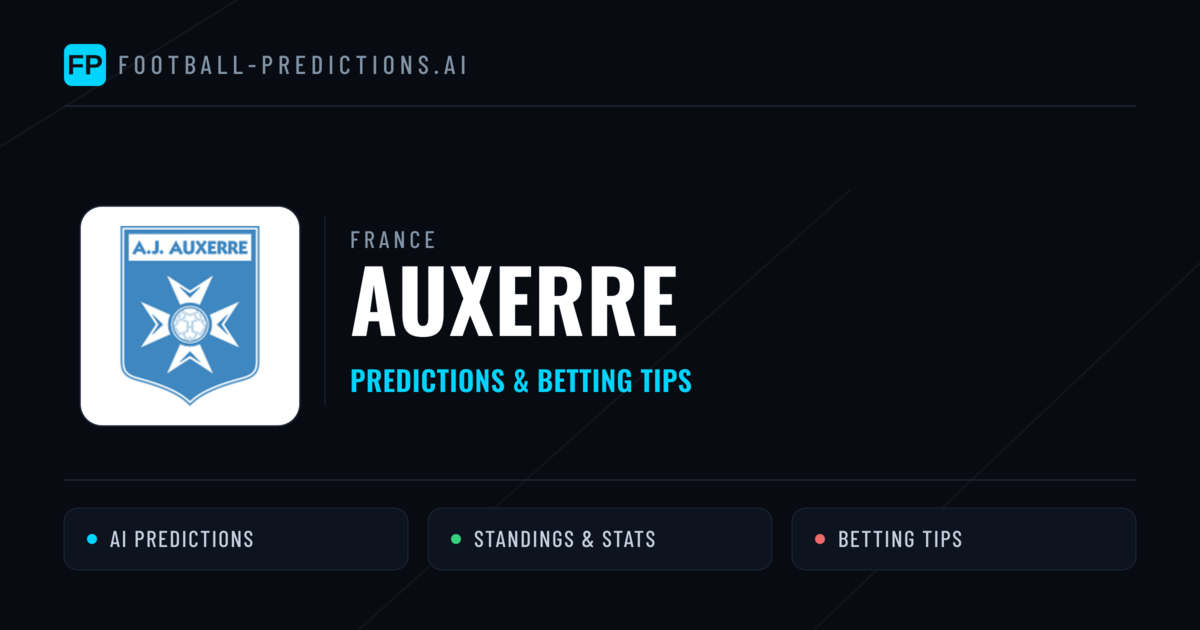 Auxerre Predictions & Stats