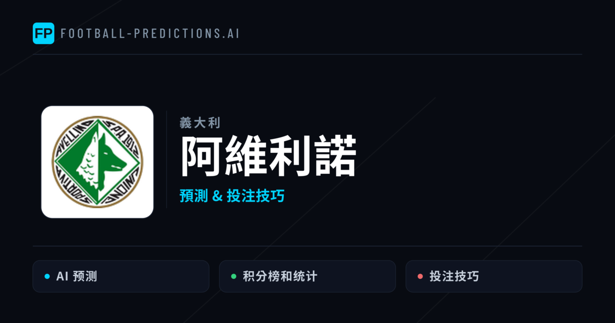 阿維利諾 運彩分析｜足球預測與數據