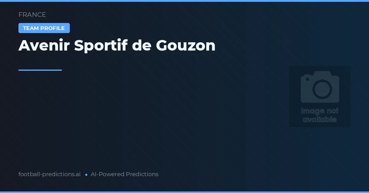 Pronostici e Statistiche Avenir Sportif de Gouzon