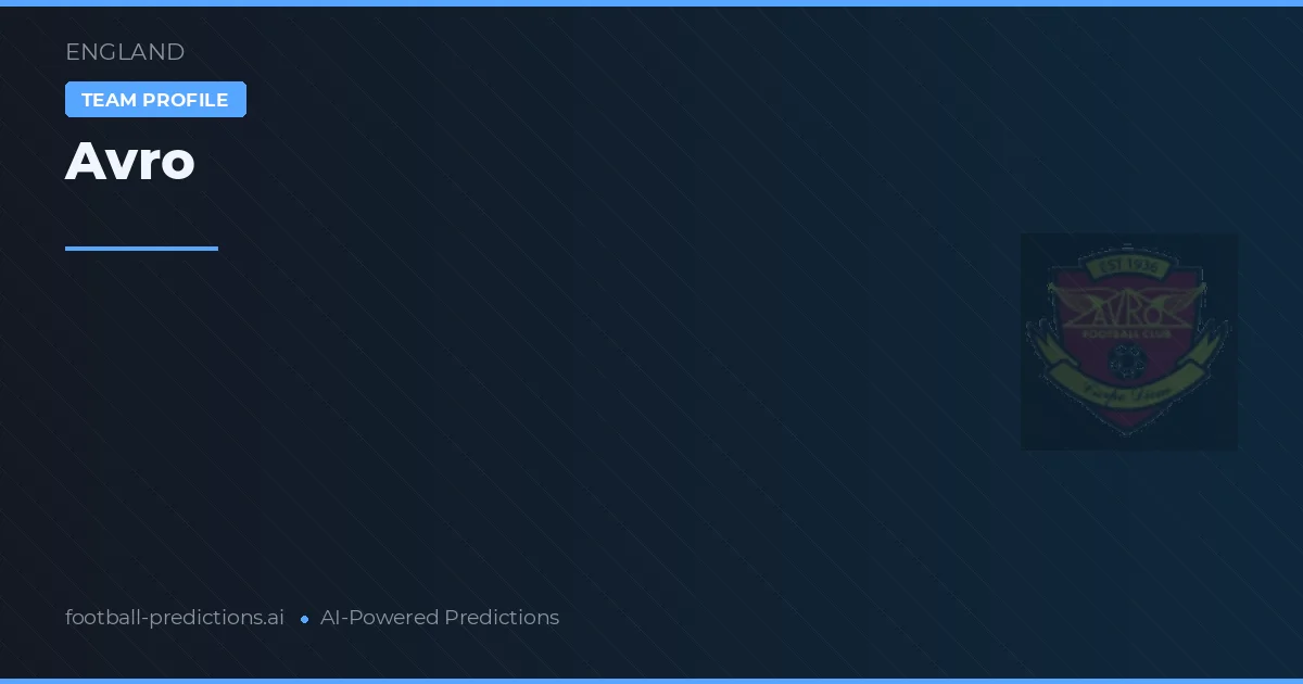 Avro Pronostics & Statistiques