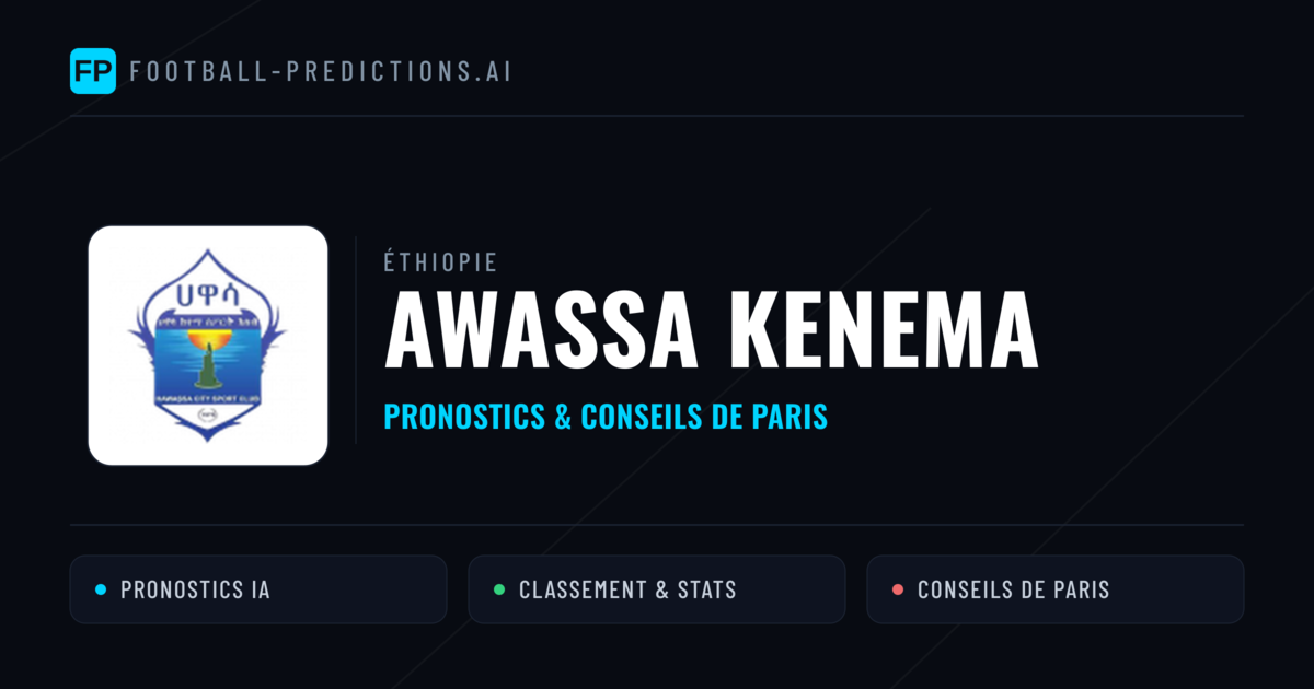 Awassa Kenema Pronostics & Statistiques