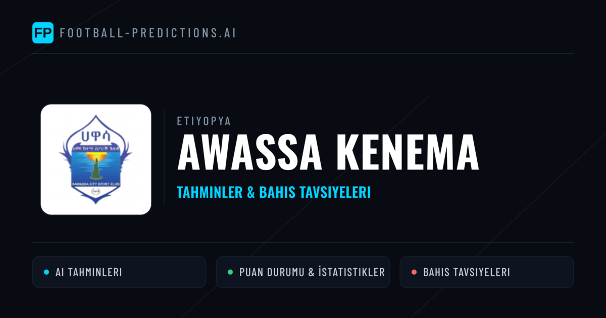 Awassa Kenema Tahminleri & İstatistikler