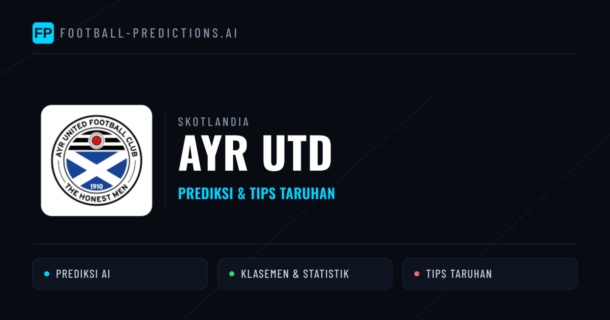 Ayr Utd Prediksi & Statistik Piala Dunia