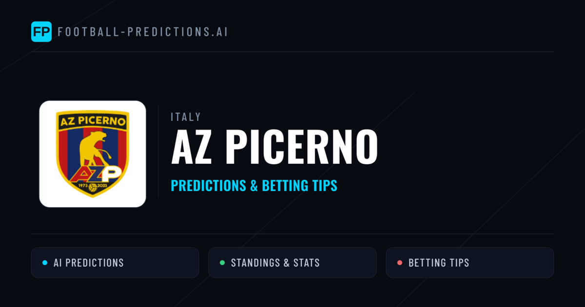 AZ Picerno Predictions & Stats