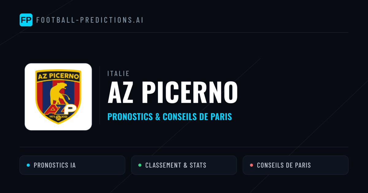 AZ Picerno Pronostics & Statistiques
