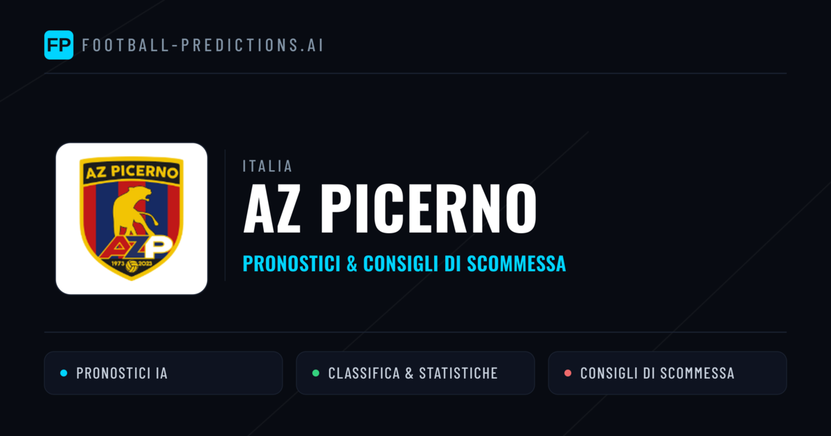 Pronostici e Statistiche AZ Picerno