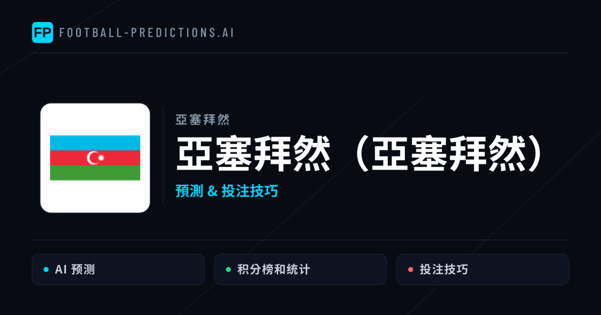 亞塞拜然（亞塞拜然） 運彩分析｜足球預測與數據