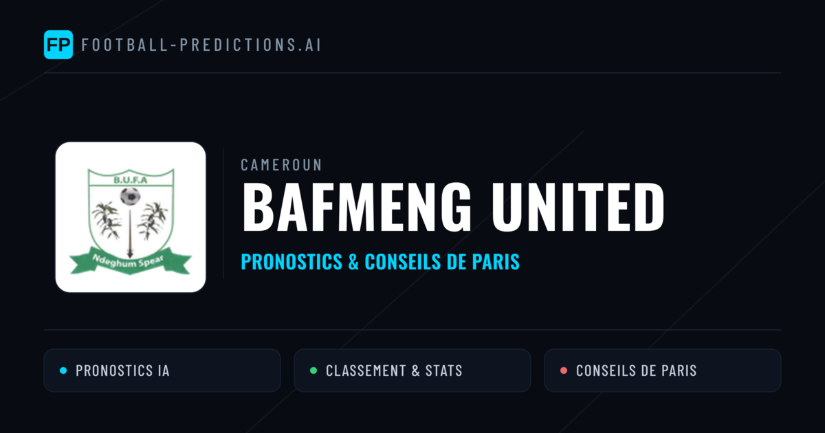 Bafmeng United Pronostics & Statistiques