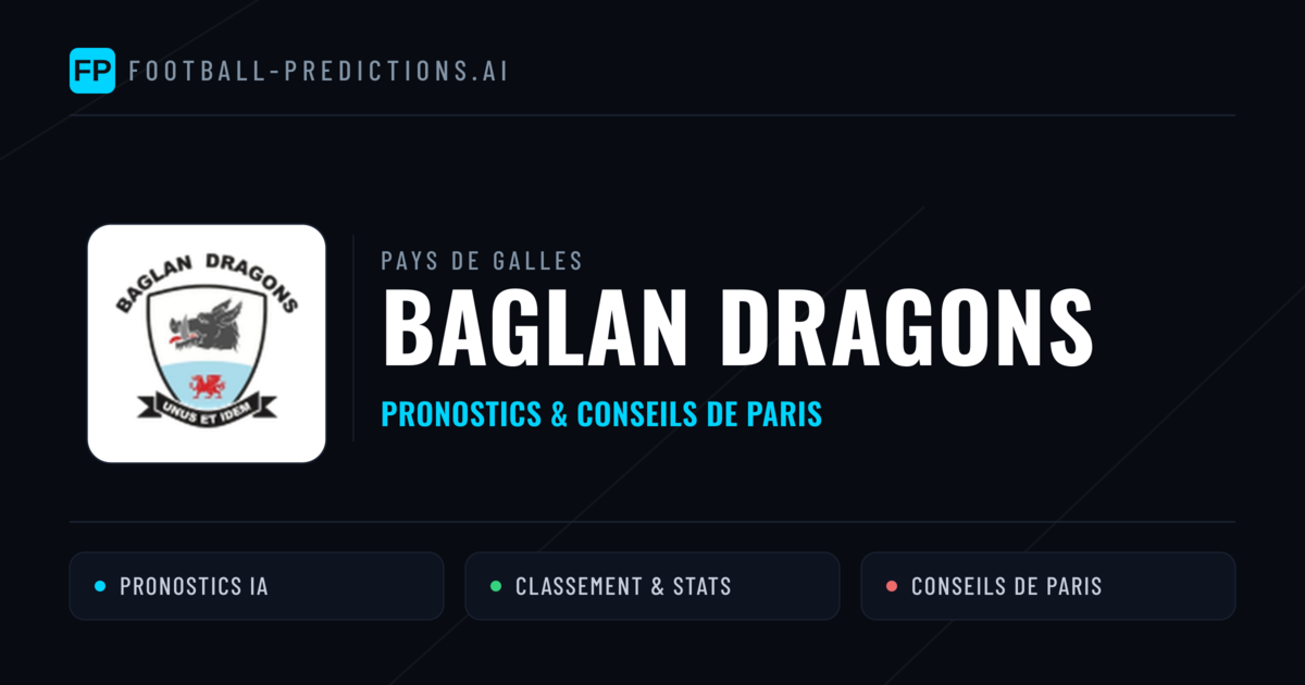 Baglan Dragons Pronostics & Statistiques