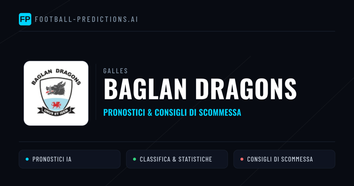 Pronostici e Statistiche Baglan Dragons