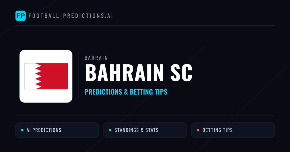 Bahrain SC Predictions & Stats