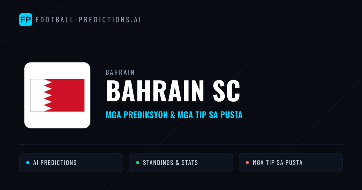 Bahrain SC Predictions & Stats