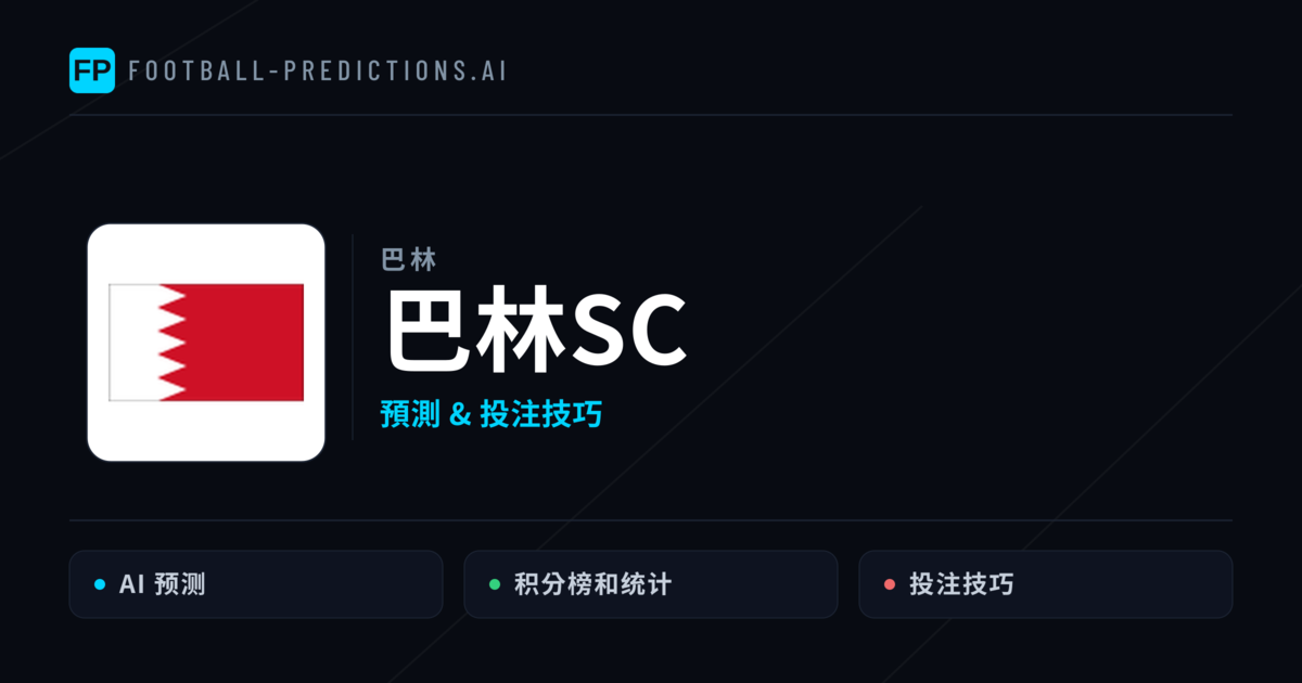巴林SC 運彩分析｜足球預測與數據