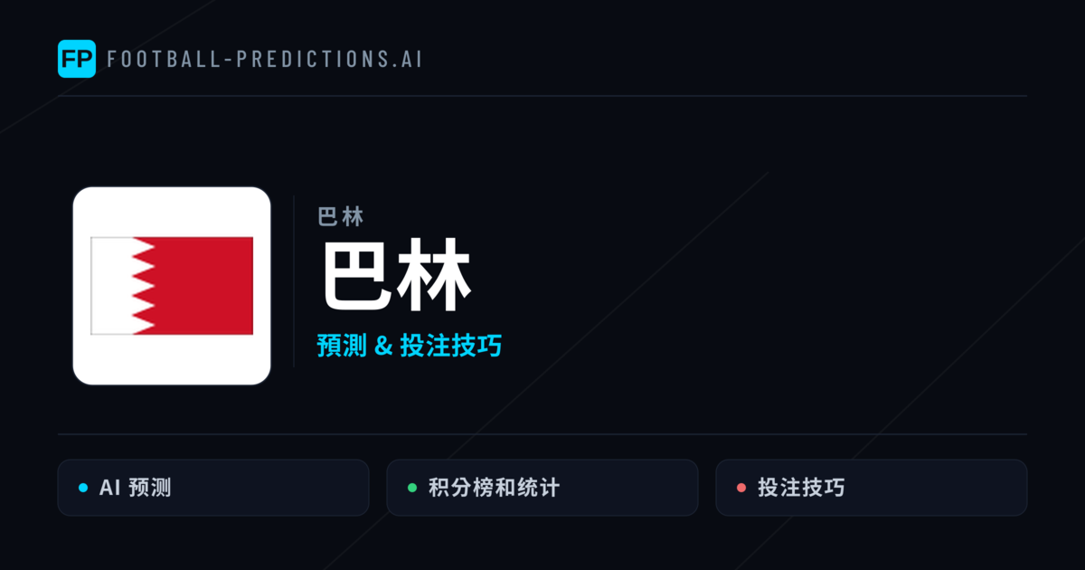 巴林 運彩分析｜足球預測與數據