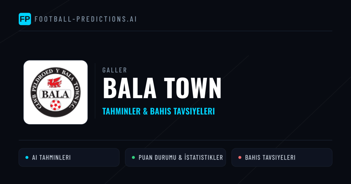 Bala Town Tahminleri & İstatistikler