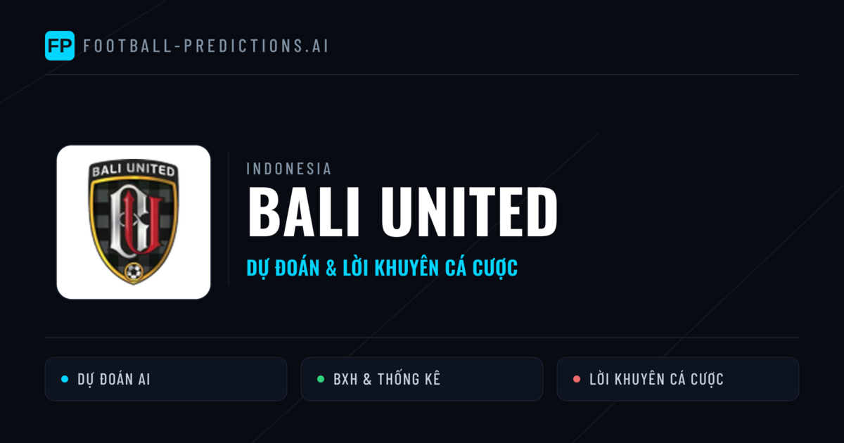 Bali United Dự đoán & Thống kê