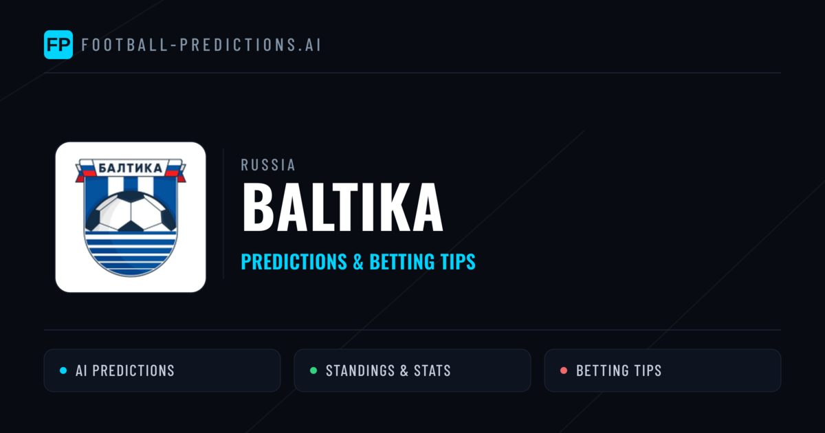 Baltika Predictions & Stats