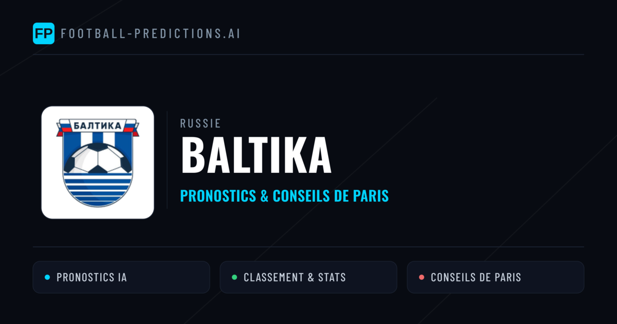 Baltika Pronostics & Statistiques