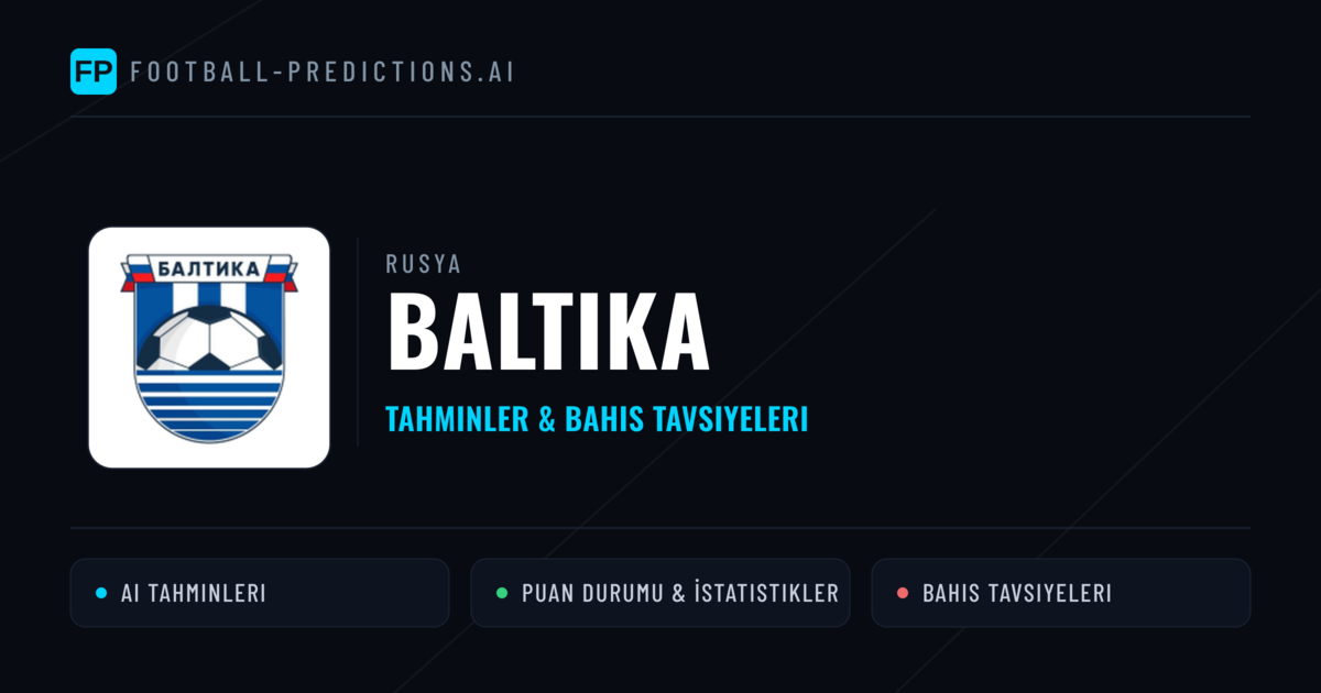 Baltika Tahminleri & İstatistikler
