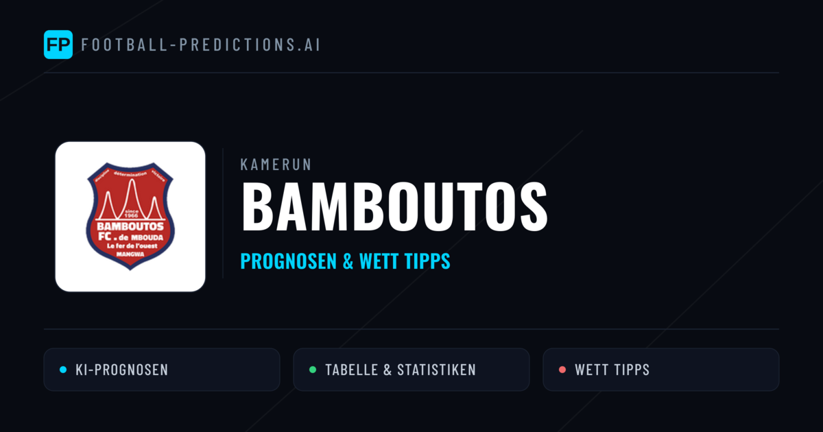 Bamboutos Prognosen & Statistiken