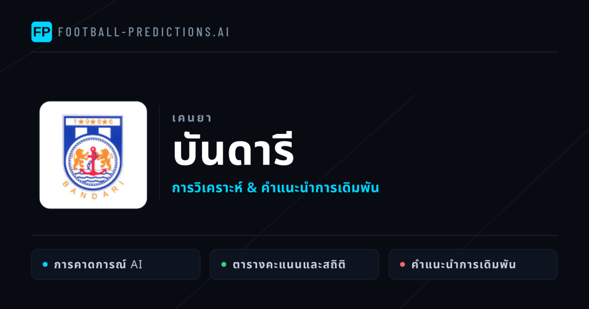 บันดารี การวิเคราะห์และสถิติ
