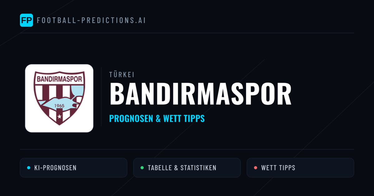 Bandırmaspor Prognosen & Statistiken