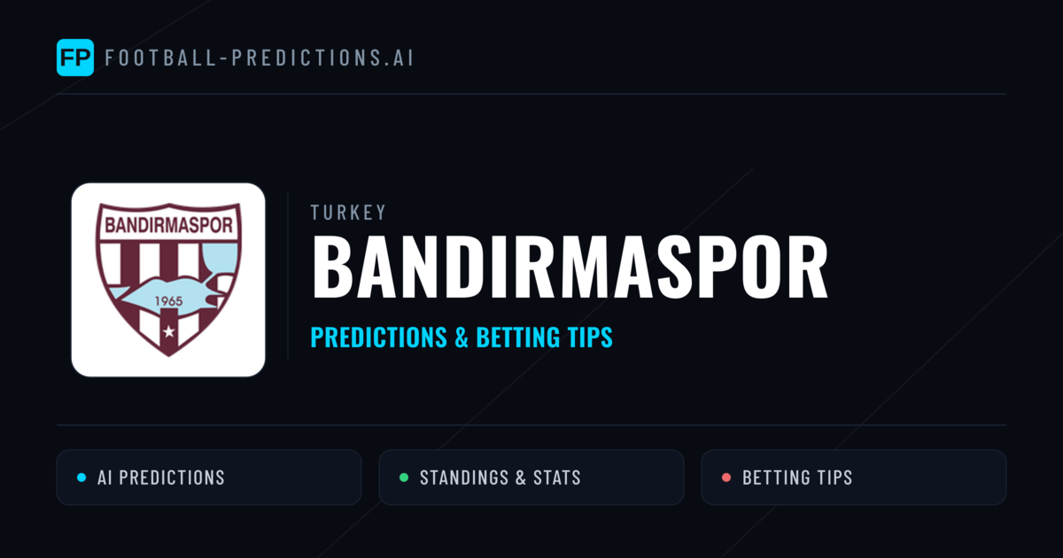 Bandırmaspor Predictions & Stats