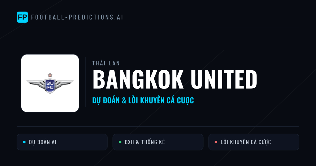 Bangkok United Dự đoán & Thống kê