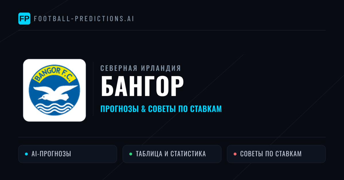 Бангор прогнозы и статистика