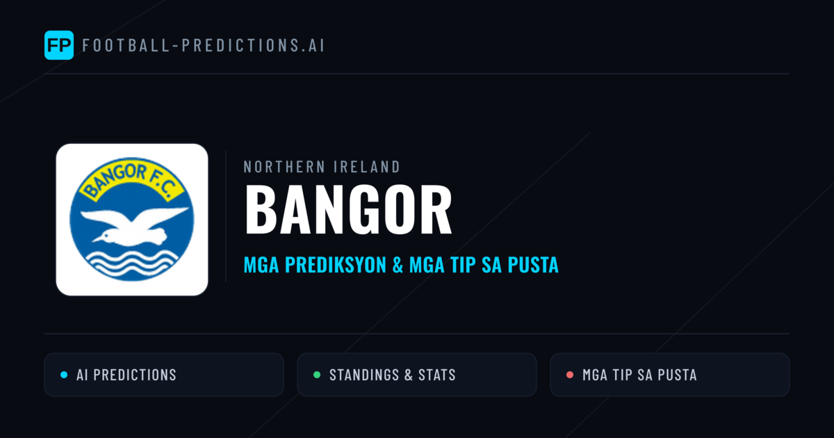 Bangor Predictions & Stats