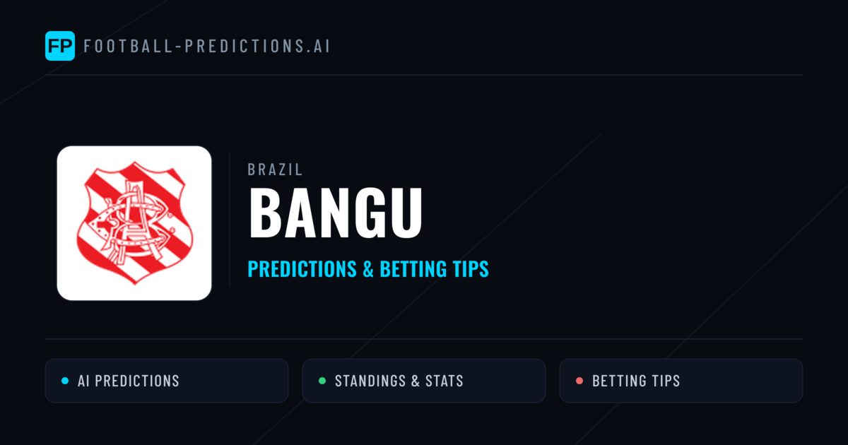 Bangu Predictions & Stats